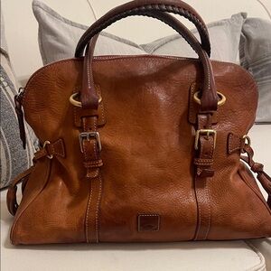 Dooney & Bourke Cognac Brown Leather Tote
